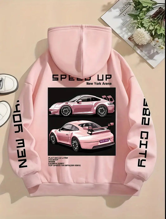 Pink Porsche Hoodie